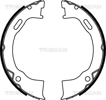 Triscan 8100 80006 - Комплект тормозов, ручник, парковка autospares.lv