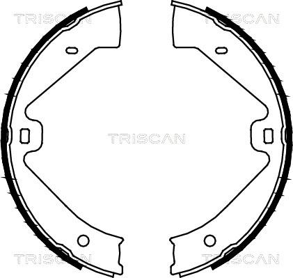 Triscan 8100 29002 - Комплект тормозов, ручник, парковка autospares.lv