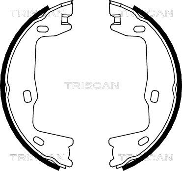 Triscan 8100 24005 - Комплект тормозов, ручник, парковка autospares.lv