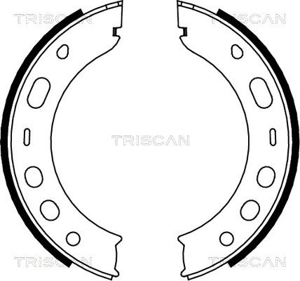 Triscan 8100 20001 - Комплект тормозов, ручник, парковка autospares.lv
