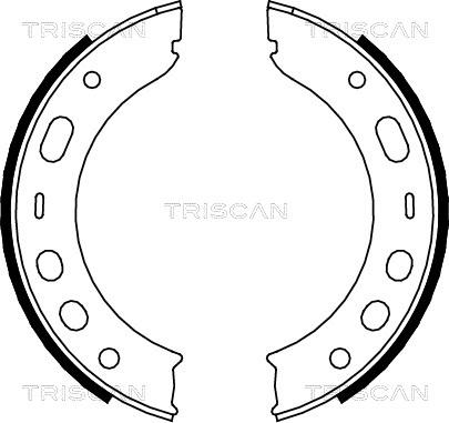 Triscan 8100 20002 - Комплект тормозов, ручник, парковка autospares.lv