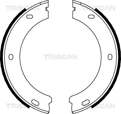 Triscan 8100 28522 - Комплект тормозов, ручник, парковка autospares.lv