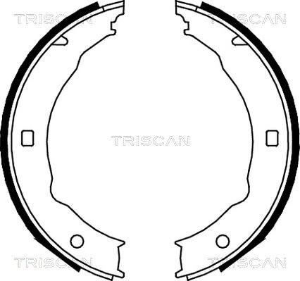 Triscan 8100 28050 - Комплект тормозов, ручник, парковка autospares.lv