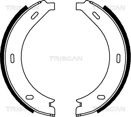 Triscan 8100 23023 - Комплект тормозов, ручник, парковка autospares.lv