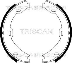 Triscan 8100 23027 - Комплект тормозов, ручник, парковка autospares.lv