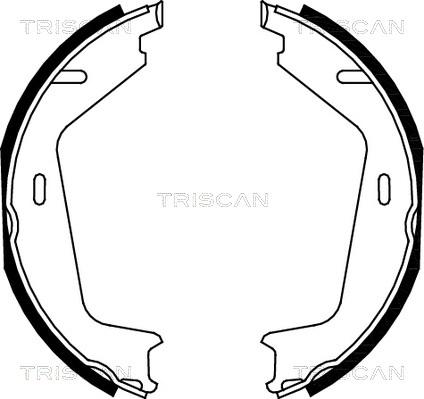 Triscan 8100 27579 - Комплект тормозов, ручник, парковка autospares.lv