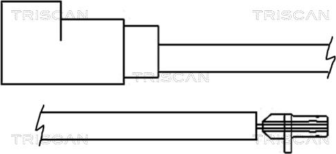 Triscan 8115 16002 - Сигнализатор, износ тормозных колодок autospares.lv