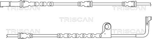 Triscan 8115 11040 - Сигнализатор, износ тормозных колодок autospares.lv