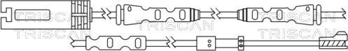 Triscan 8115 11065 - Сигнализатор, износ тормозных колодок autospares.lv