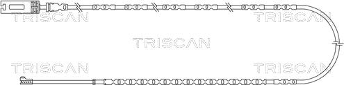 Triscan 8115 11066 - Сигнализатор, износ тормозных колодок autospares.lv