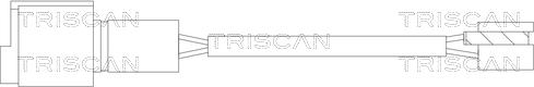 Triscan 8115 11001 - Сигнализатор, износ тормозных колодок autospares.lv