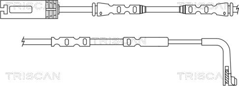 Triscan 8115 11039 - Сигнализатор, износ тормозных колодок autospares.lv