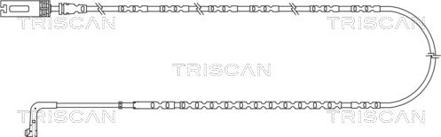 Triscan 8115 11032 - Сигнализатор, износ тормозных колодок autospares.lv