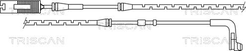 Triscan 8115 11029 - Сигнализатор, износ тормозных колодок autospares.lv