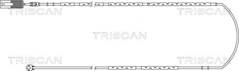 Triscan 8115 11024 - Сигнализатор, износ тормозных колодок autospares.lv