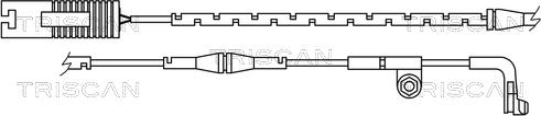 Triscan 8115 11028 - Сигнализатор, износ тормозных колодок autospares.lv