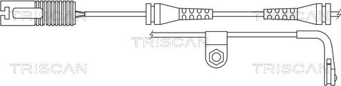 Triscan 8115 11022 - Сигнализатор, износ тормозных колодок autospares.lv