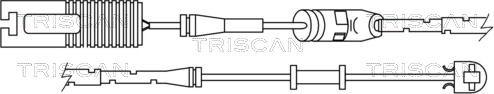 Triscan 8115 17005 - Сигнализатор, износ тормозных колодок autospares.lv
