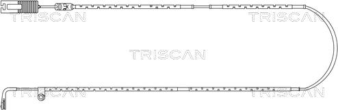 Triscan 8115 17010 - Сигнализатор, износ тормозных колодок autospares.lv