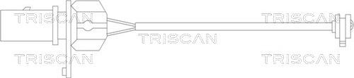 Triscan 8115 29008 - Сигнализатор, износ тормозных колодок autospares.lv