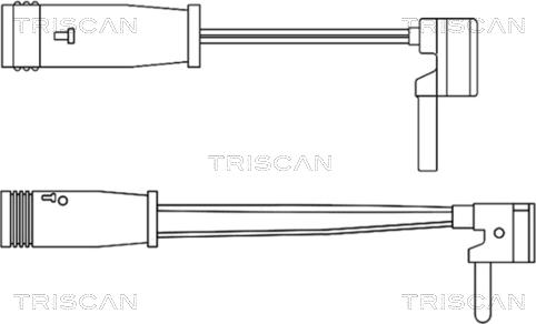 Triscan 8115 23017 - Сигнализатор, износ тормозных колодок autospares.lv