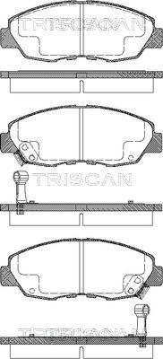 Magneti Marelli 600000098570 - Тормозные колодки, дисковые, комплект autospares.lv