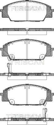 SpeedMate SM-BPJ608 - Тормозные колодки, дисковые, комплект autospares.lv