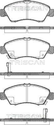 Triscan 8110 40169 - Тормозные колодки, дисковые, комплект autospares.lv