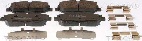 Triscan 8110 43068 - Тормозные колодки, дисковые, комплект autospares.lv