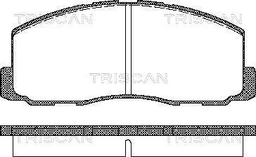 Adriauto GLBP0373 - Тормозные колодки, дисковые, комплект autospares.lv