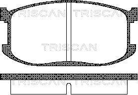 TRW Engine Component GDB252 - Тормозные колодки, дисковые, комплект autospares.lv