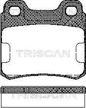 Triscan 8110 65001 - Тормозные колодки, дисковые, комплект autospares.lv