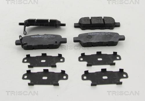 Triscan 8110 14059 - Тормозные колодки, дисковые, комплект autospares.lv