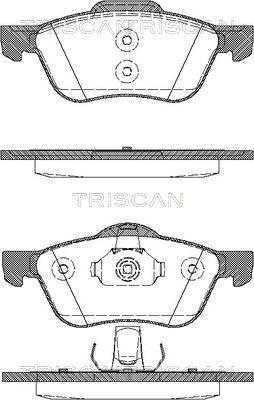 Triscan 8110 14019 - Тормозные колодки, дисковые, комплект autospares.lv