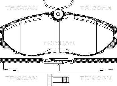 Remsa 046220 - Тормозные колодки, дисковые, комплект autospares.lv