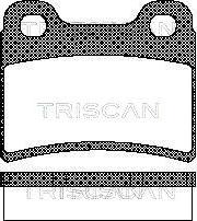 Triscan 8110 16165 - Тормозные колодки, дисковые, комплект autospares.lv