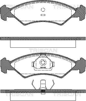 Valeo 540 488 - Тормозные колодки, дисковые, комплект autospares.lv