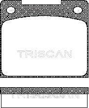 Triscan 8110 10424 - Тормозные колодки, дисковые, комплект autospares.lv