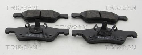 Triscan 8110 10597 - Тормозные колодки, дисковые, комплект autospares.lv