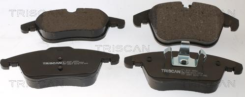 Triscan 8110 10556 - Тормозные колодки, дисковые, комплект autospares.lv