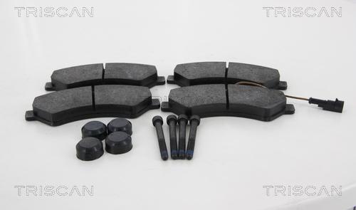 Triscan 8110 10572 - Тормозные колодки, дисковые, комплект autospares.lv