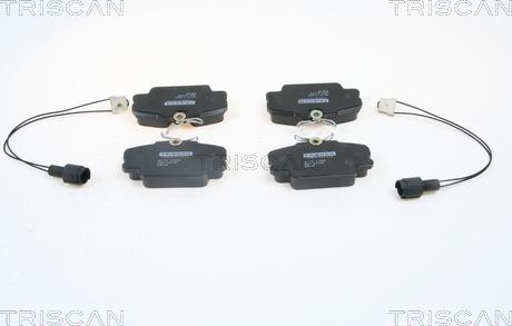 Triscan 8110 11948 - Тормозные колодки, дисковые, комплект autospares.lv