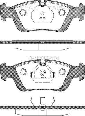 Alpina 3411 1164 500 - Тормозные колодки, дисковые, комплект autospares.lv