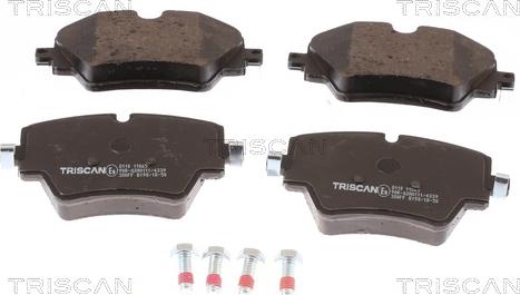 Triscan 8110 11065 - Тормозные колодки, дисковые, комплект autospares.lv