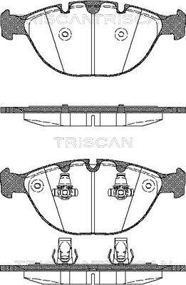 Triscan 8110 11011 - Тормозные колодки, дисковые, комплект autospares.lv