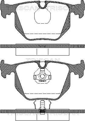 Triscan 8110 11013 - Тормозные колодки, дисковые, комплект autospares.lv