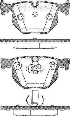 Triscan 8110 11017 - Тормозные колодки, дисковые, комплект autospares.lv