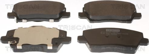 Triscan 8110 18034 - Тормозные колодки, дисковые, комплект autospares.lv