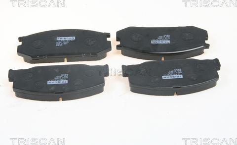 Triscan 8110 13045 - Тормозные колодки, дисковые, комплект autospares.lv
