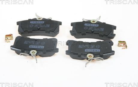 Triscan 8110 13063 - Тормозные колодки, дисковые, комплект autospares.lv
